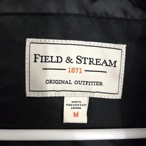 Field & Stream Original Outfitter Black Puffer Vest Sleeveless Jacket Mens Med - Picture 5 of 5